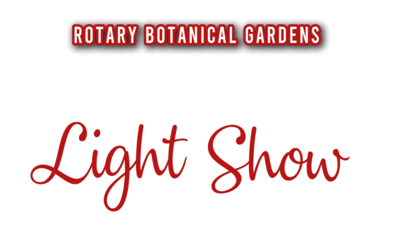 Rotary Botanical Gardens Holiday Light Show logo